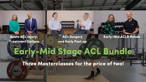 Early Mid Stage Acl Bundle Learnphysio