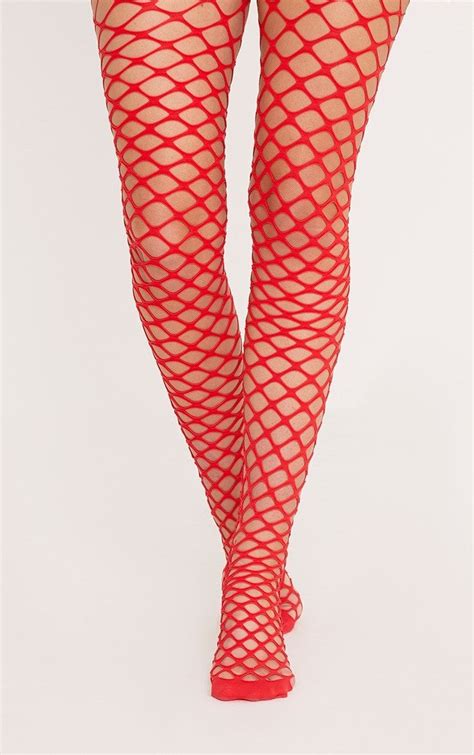 Red Diamond Fishnet Tightswe Are Loving The Fishnet Trend At The Mo