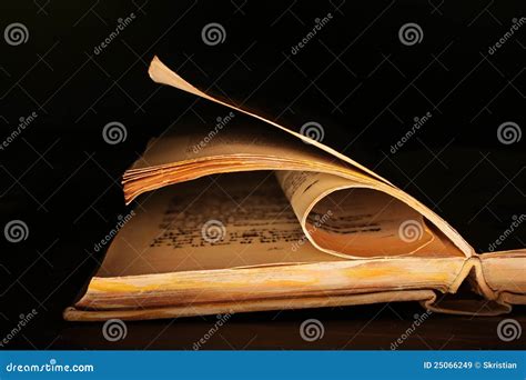 Old Book In The Dark Stock Image Image Of Pause Book 25066249