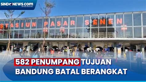 Dampak Kecelakaan Ka Di Cicalengka Penumpang Ka Cikuray Batal Berangkat Youtube