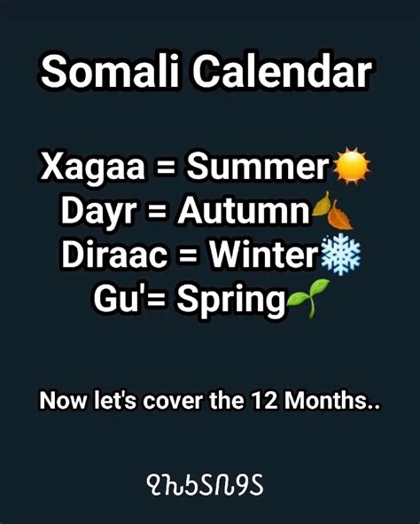 Somali Calendar Source Included Somali Spot Forum News Videos