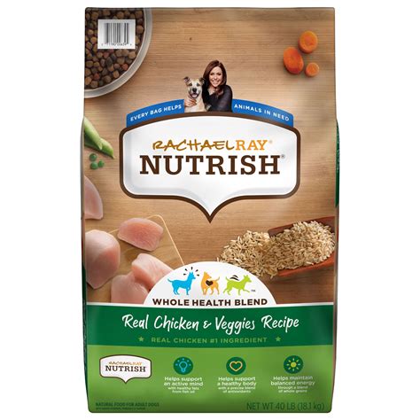 Rachael Ray Nutrish Natural Real Chicken And Veggies Recipe Dry Dog Food