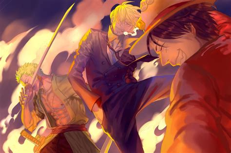 Luffy Zoro Sanji Wallpaper Sanji Zoro Piece Zosan Dd Vrogue Co