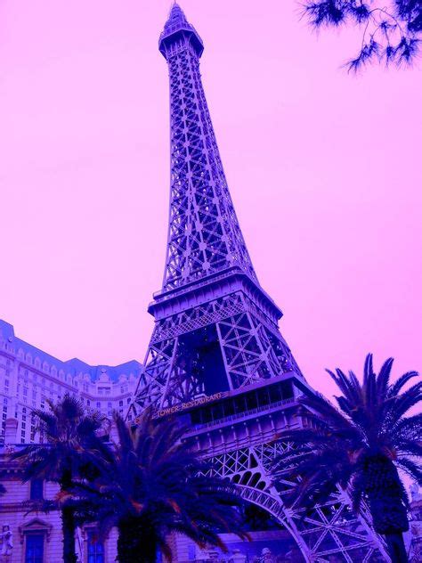 Purple Eiffel Tower 2014 Original Photograph Eiffel Tower Eiffel