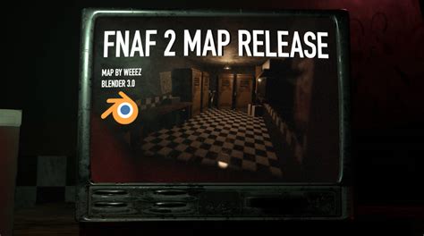 Blender Fnaf 2 Stylised Map Release By Weeezstudios On Deviantart