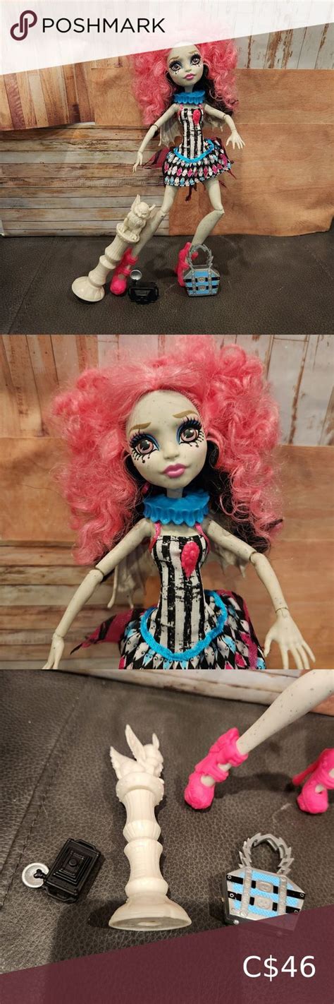 Monster High Freak Du Chic Rochelle Goyle Doll Ref Huggi Rochelle