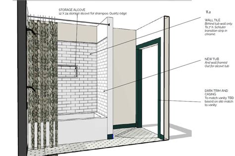 Bathroom design plan 2 | Curio Design Studio
