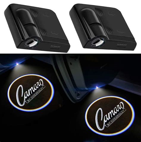 Buy Tjian 2pcs For Car Door Lights Logo For Camaro Car Door Led