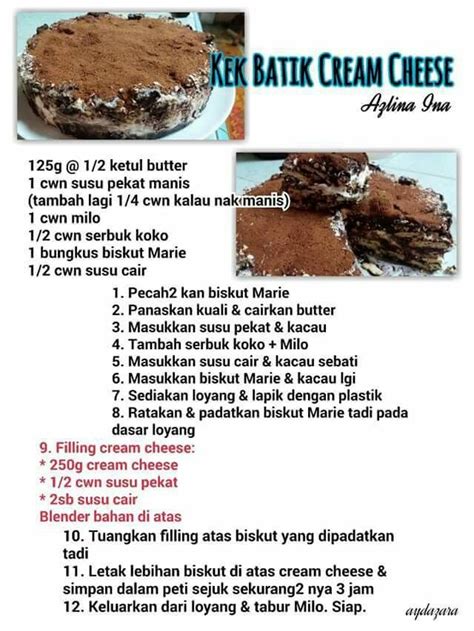 Kek keju mudah cake ideas and designs. Resepi Brownies Azlina Ina - Surasmi X