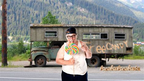 Psbattle An Overweight Man In A Dirty Tank Top With A Lollypop In One