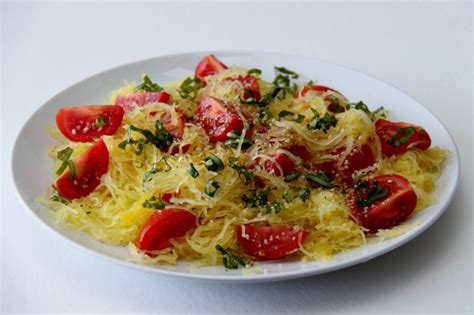 Spaghetti Squash With Tomatoes And Basil