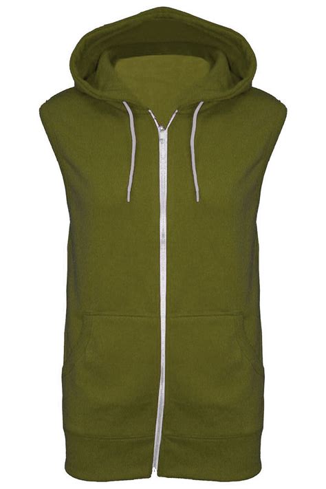 See more ideas about mens jackets, jackets, hoodies. Mens Sleeveless Hooded Zipper Sweatshirt Hoodie Casual ...