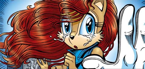 Sally Acorn Crying In Sonic Satam Archie Comics Rfetishfuel