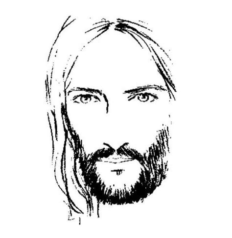 Drawing Jesus Outline 258 Drawing Group