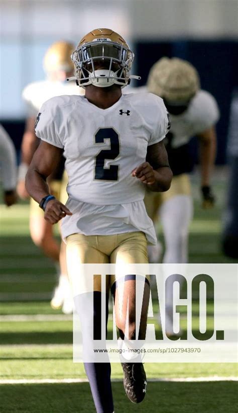 Syndication Notre Dame Insider Notre Dame Safety DJ Brown Goes Through Drills Wednesday April