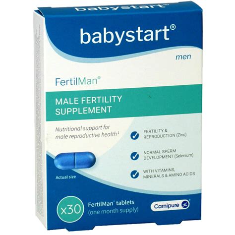 Babystart Fertilman Fertility Vitamins For Men Zoom Health