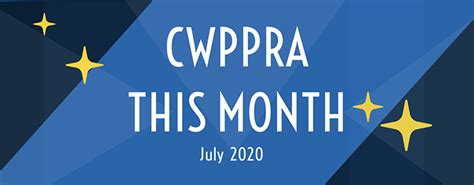 Cwppra Newsflash July Newsletter