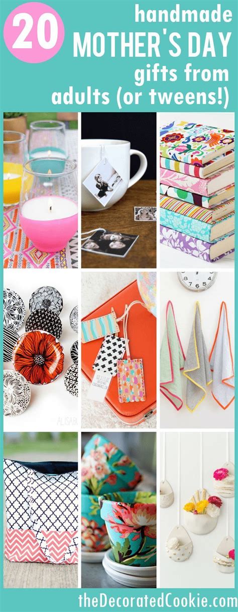 Maybe you would like to learn more about one of these? A roundup of 20 handmade Mother's Day gifts ideas from ...