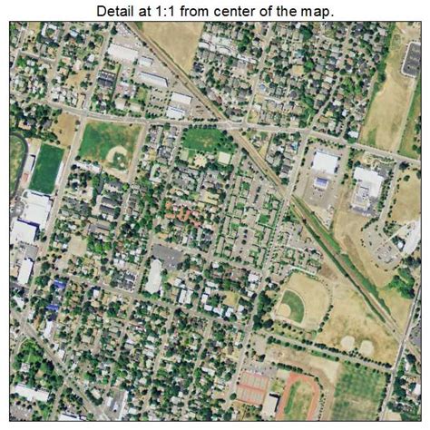 Aerial Photography Map Of Ashland Or Oregon