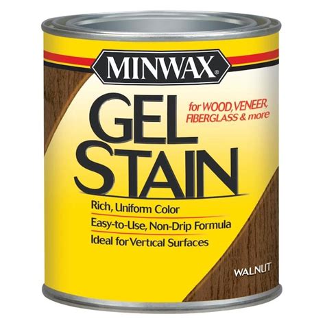 Minwax Gel Stain Walnut Oil Based Interior Stain Quart In The