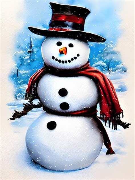 Download Snowman Snow Scarf Royalty Free Stock Illustration Image Pixabay