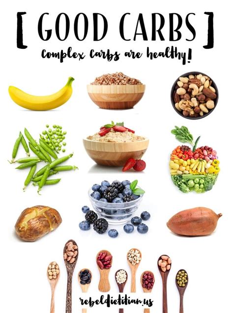 Complex Good Carbs Good Carbs Healthy Clean Eating Meal Plan