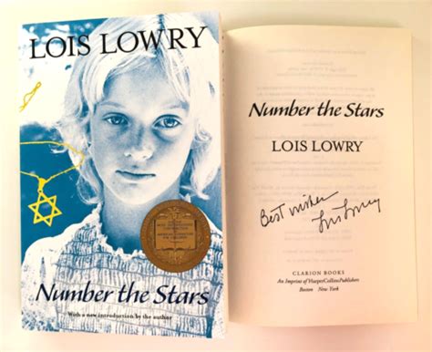 Signed Number The Stars A Newbery Award Winner By Lois Lowry Pb