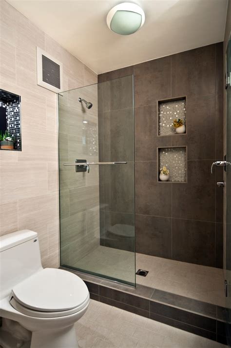 Tile is often the most used material in the bathroom — so choosing the right one is an easy way to kick up your bathroom's style. 25 Best Modern Bathroom Shower Design Ideas