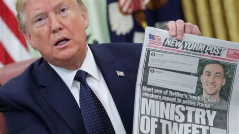 Trump Signs Executive Order Targeting Twitter After Fact Checking Row Bbc News