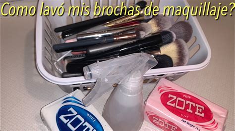 Como Lavar Las Brochas De Maquillaje Youtube