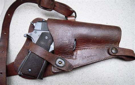 Colt 1911a1 Shoulder Holster That Was With Csr Inspected 45 Attention