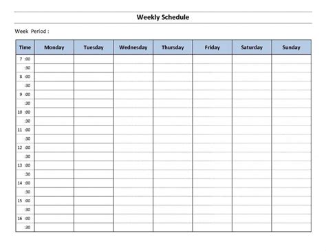 24 Hour 7 Day Work Schedule Template Excel Addictionary