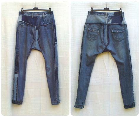 two pictures of the same pair of jeans