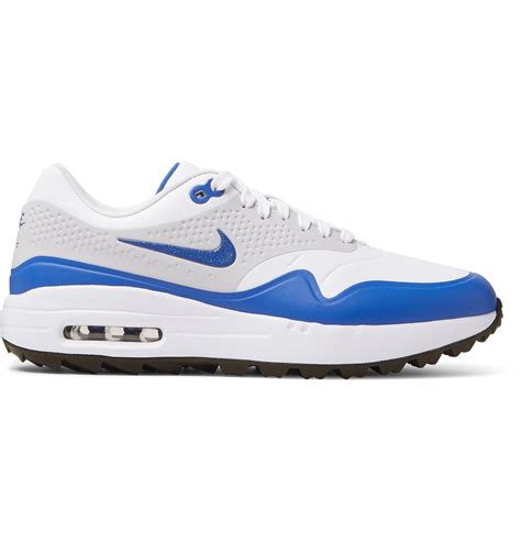 Nike Air Max 1g Coated Mesh Golf Shoes In White For Men Lyst