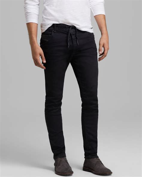 Uniqlo's slim fit jeans are cut from lightweight denim with a moderate stretch finish. Lyst - Diesel Jeans Krooley Jogg Slim Fit in Colored Denim ...