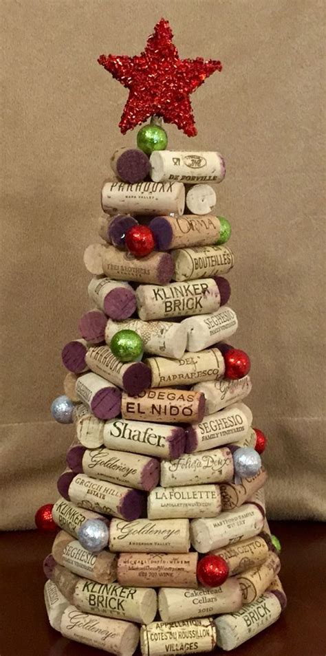 45 Mini Wine Cork Diy Ideas To Christmas Ornaments