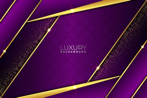 Abstract Purple And Gold Backgrounds