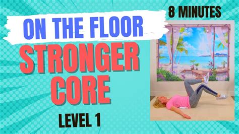 Floor Core Exercises For Seniors And Beginners Level 1 Youtube