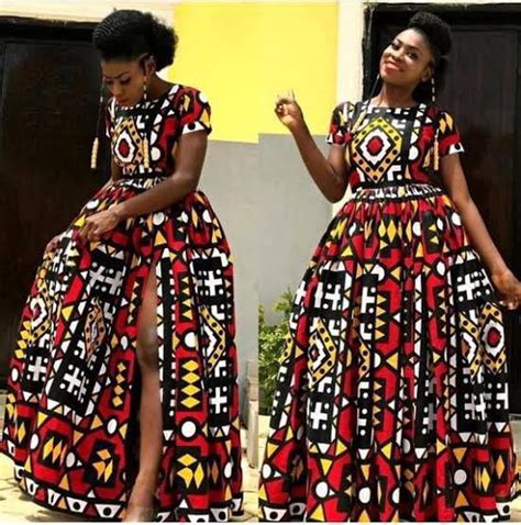 Ankara Maxi Skirt With Ankara Crop Top African Women Etsy