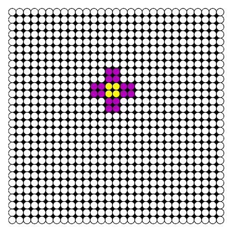 But i'll share the patterns first. Simple Flower Perler Bead Pattern | Bead Sprites | Simple ...