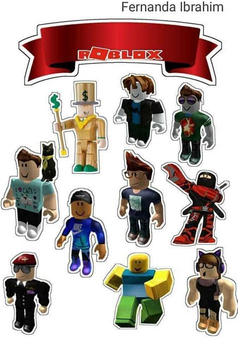 Roblox Free Printable Cake Toppers Oh My Fiesta For Geeks
