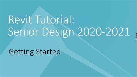 Revit Tutorial Getting Started Youtube