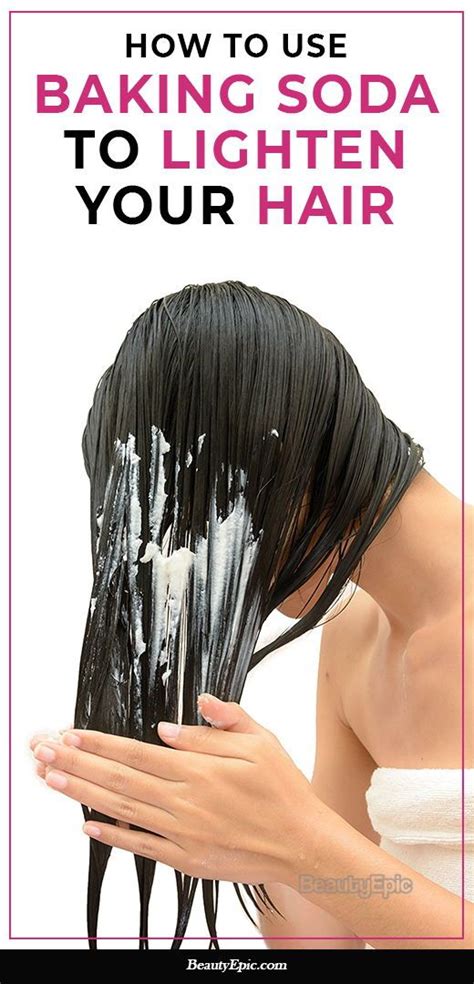 How To Lighten Your Hair With Baking Soda In 2020 Baking Soda For