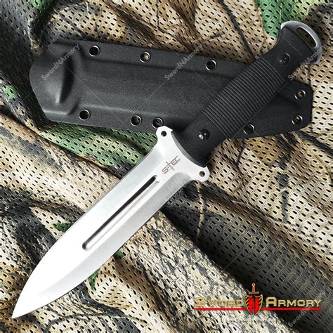 12 Tactical Combat Knife 8cr13mov Steel Fixed Blade G10 Handle Kydex