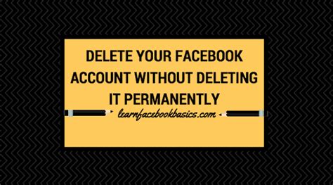 delete facebook account  logging  tokhow