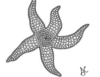 3 use the black & white printable as a coloring page. Starfish Coloring Page by Stephanie Chambers | Teachers ...