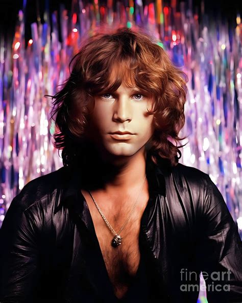 Jim Morrison 3 Digital Art By Mark Ashkenazi Fine Art America