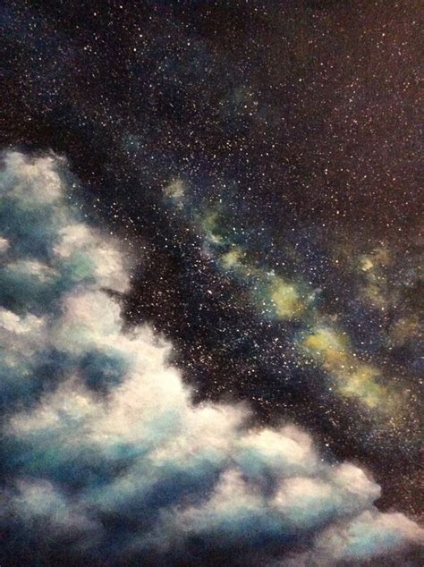 Items Similar To Original Art Night Sky Acrylic Painting On Etsy