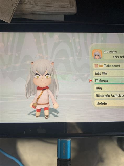 For My First Mii I Decided To Make An Inuyasha Because I Realized