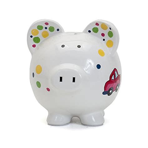 Child To Cherish Ceramic Piggy Bank For Boys Train Pricepulse